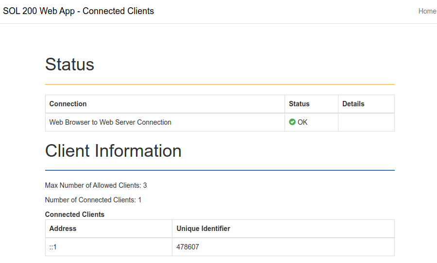 Icon of the Connected Clients web app