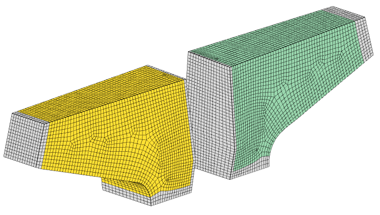 Shape optimization of an aerospace mount